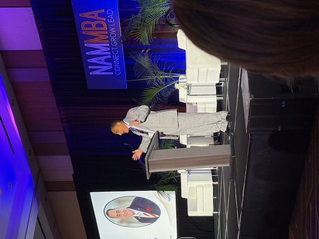 A keynote presentation at NAMMBA Connect